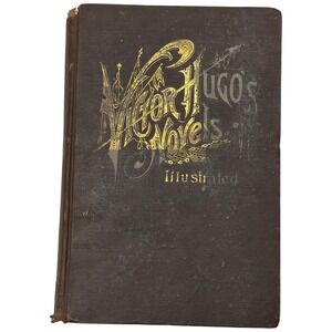 Antique Victor Hugo Novels Illustrated Book Volume 1‎ Notre Dame Crime